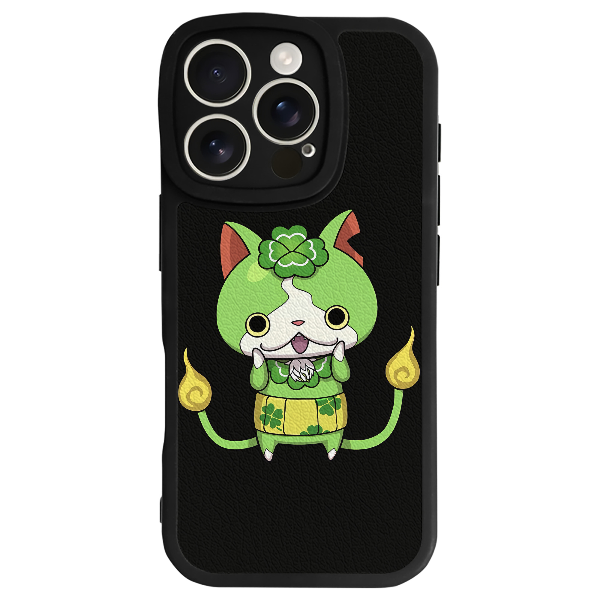 （画像用） 妖怪ウォッチ Yo-kai Watch 【iPhone 16シリーズ対応】シリコンスマホケース（レザー調） 材質：シリコン